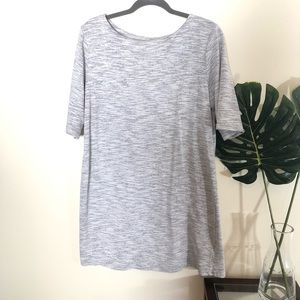 Short sleeve sweater dress